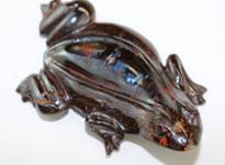 ボルダーオパール彫刻　カエル(frog)